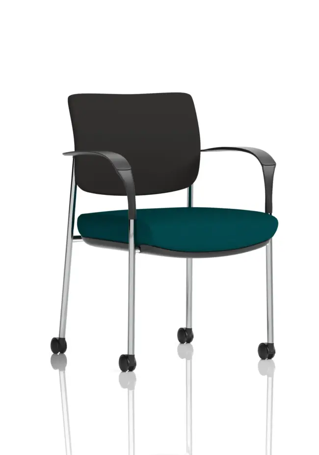 Brunswick Deluxe Medium Back Visitor Office Chair with Arms with - Image 11