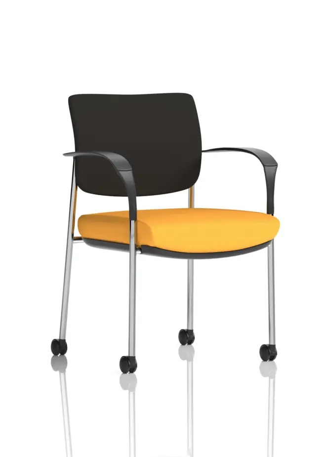 Brunswick Deluxe Medium Back Visitor Office Chair with Arms with - Image 13