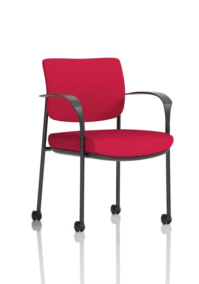 Brunswick Deluxe Medium Back Visitor Office Chair with Arms with - Image 17