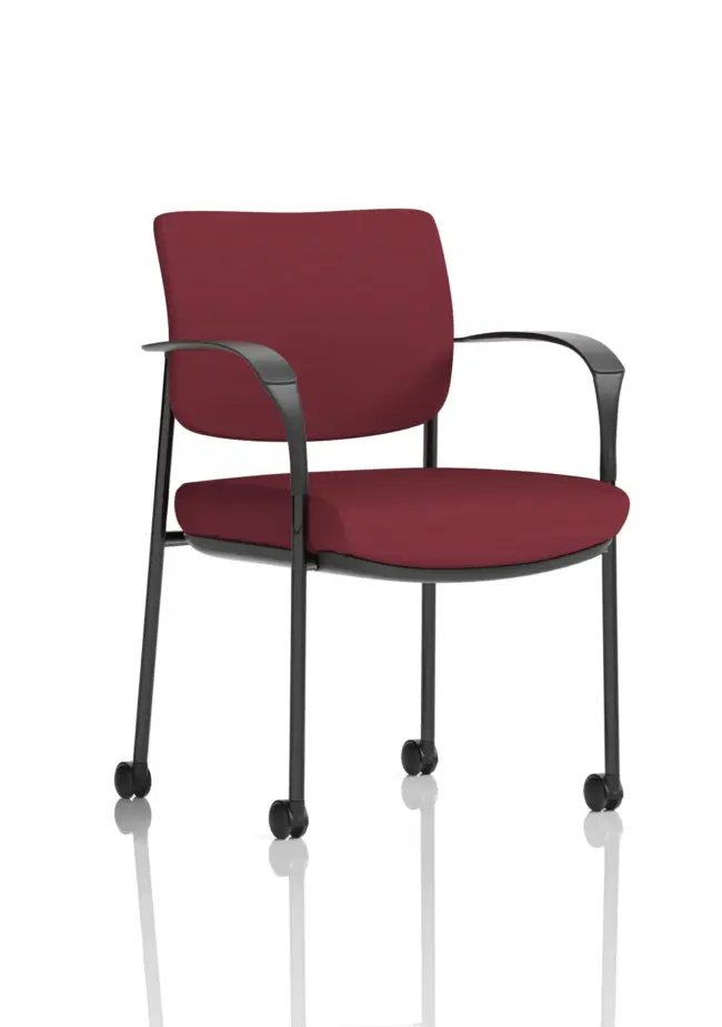 Brunswick Deluxe Medium Back Visitor Office Chair with Arms with - Image 18