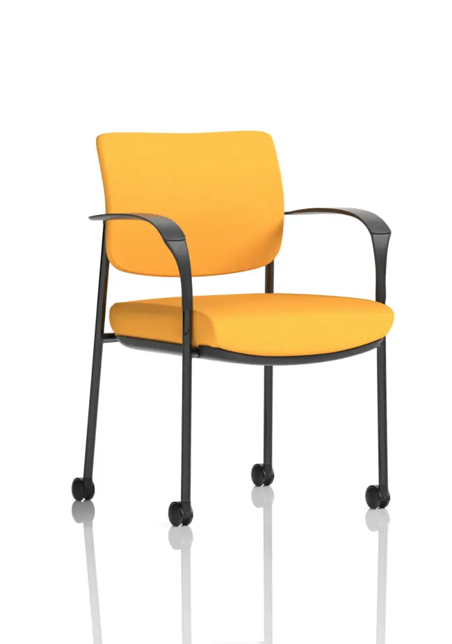 Brunswick Deluxe Medium Back Visitor Office Chair with Arms with - Image 21