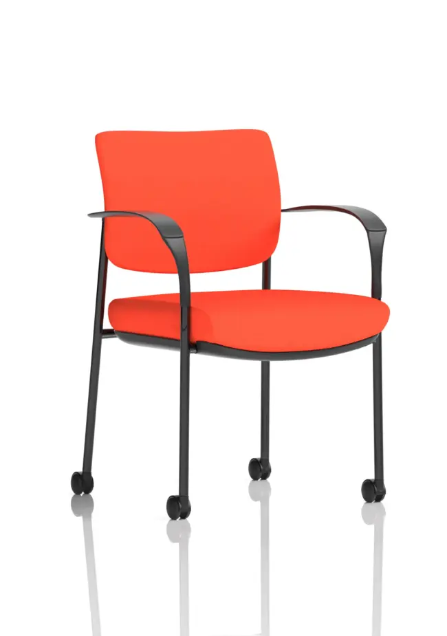 Brunswick Deluxe Medium Back Visitor Office Chair with Arms with - Image 23