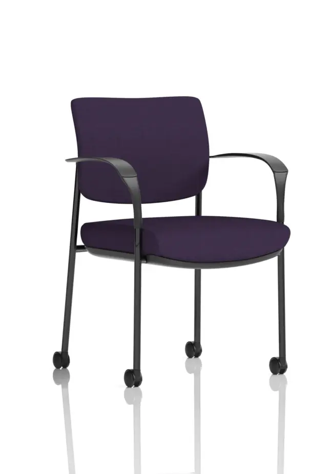 Brunswick Deluxe Medium Back Visitor Office Chair with Arms with - Image 24