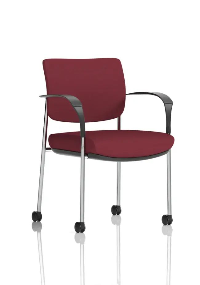 Brunswick Deluxe Medium Back Visitor Office Chair with Arms with - Image 26