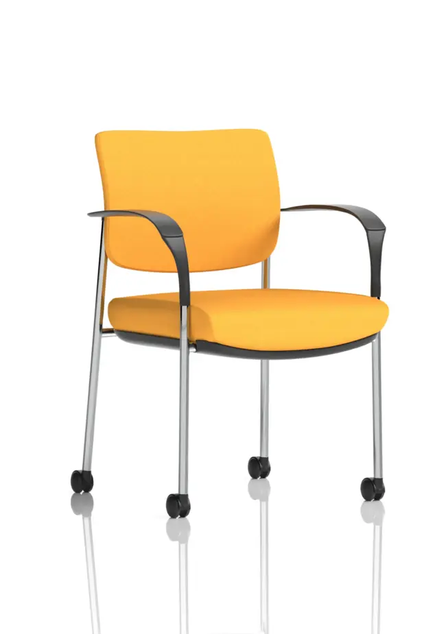 Brunswick Deluxe Medium Back Visitor Office Chair with Arms with - Image 29
