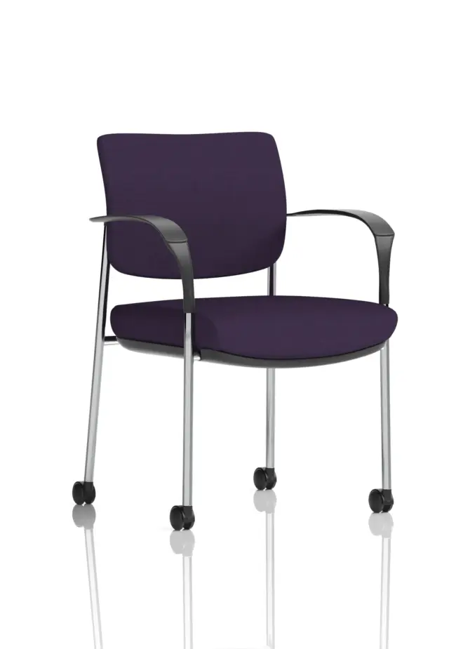 Brunswick Deluxe Medium Back Visitor Office Chair with Arms with - Image 32