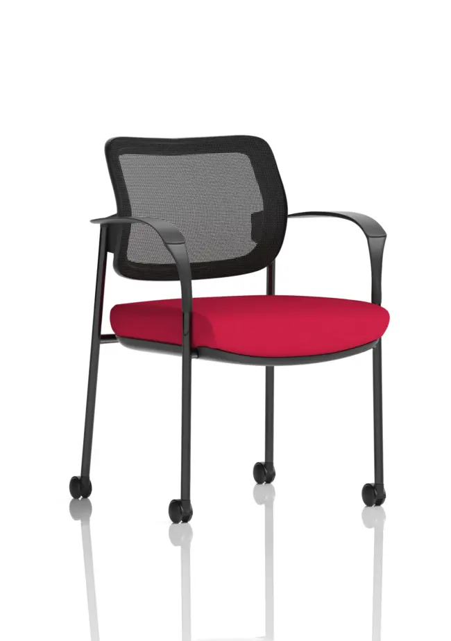 Brunswick Deluxe Medium Back Visitor Office Chair with Arms with - Image 33