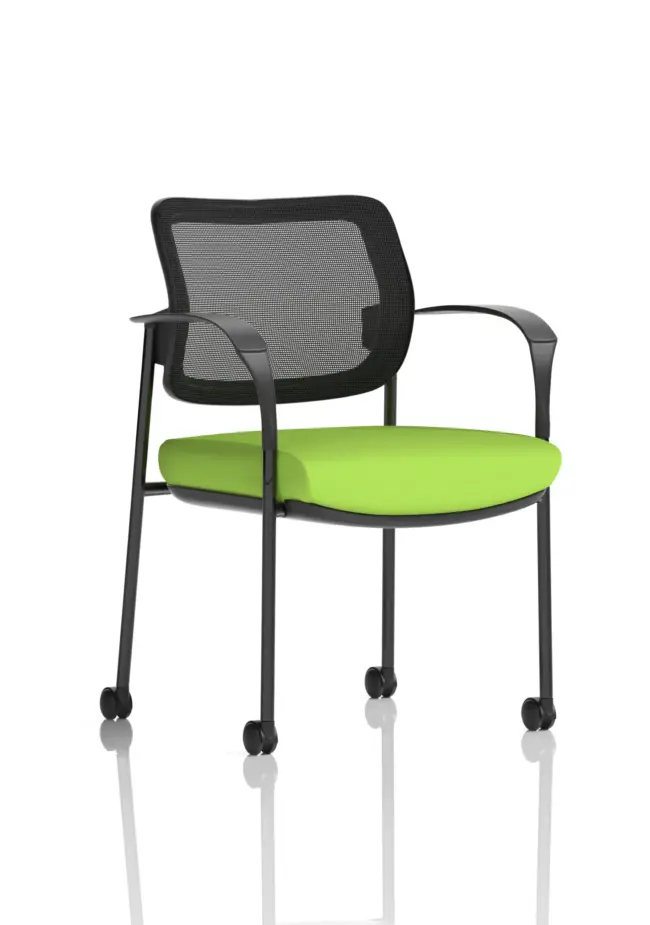 Brunswick Deluxe Medium Back Visitor Office Chair with Arms with - Image 36