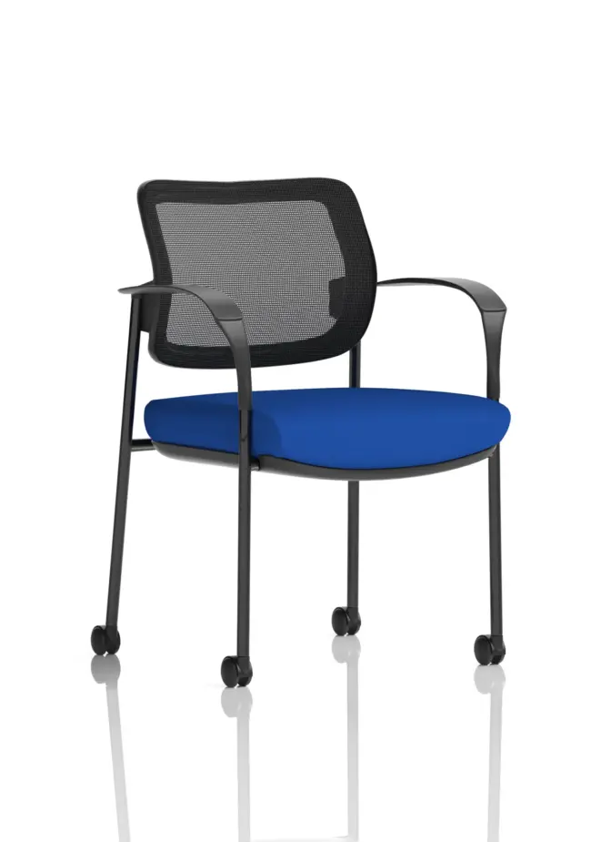 Brunswick Deluxe Medium Back Visitor Office Chair with Arms with - Image 38