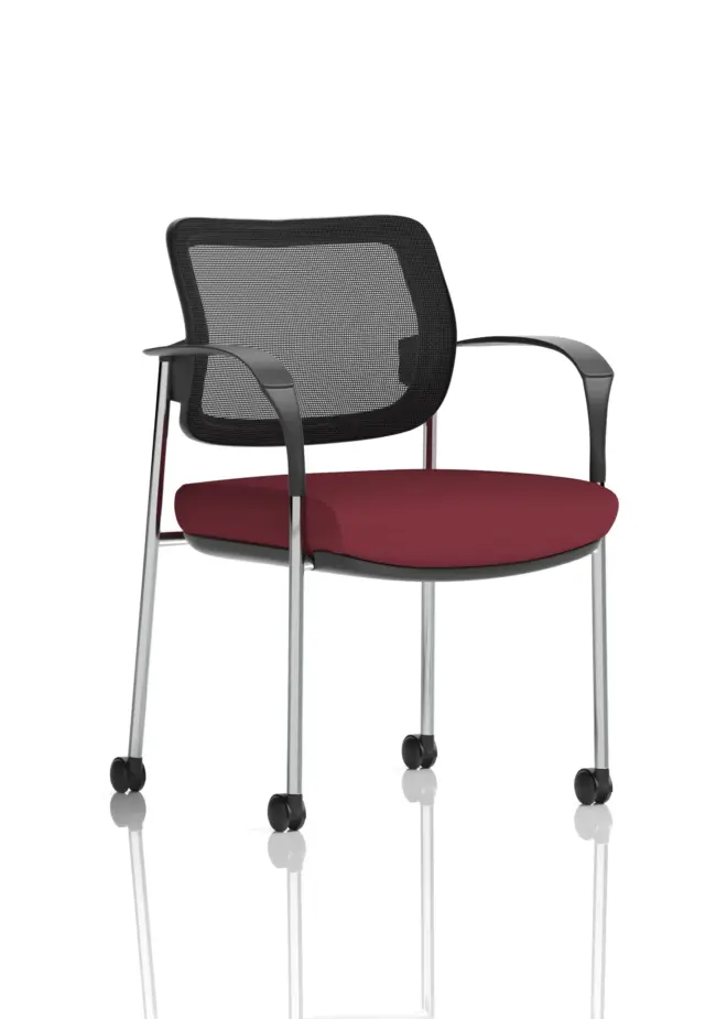 Brunswick Deluxe Medium Back Visitor Office Chair with Arms with - Image 42