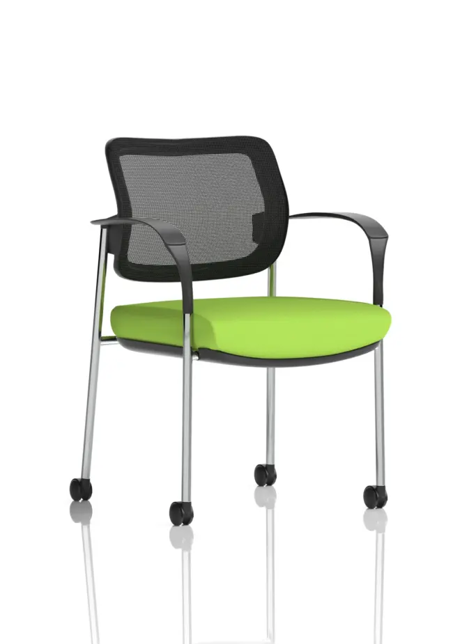 Brunswick Deluxe Medium Back Visitor Office Chair with Arms with - Image 44
