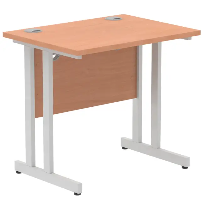 Impulse 800mm Slimline Desk Cantilever Leg - Image 3