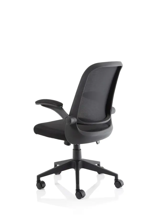Crew Task Operator Mesh Chair With Folding Arms - Image 4