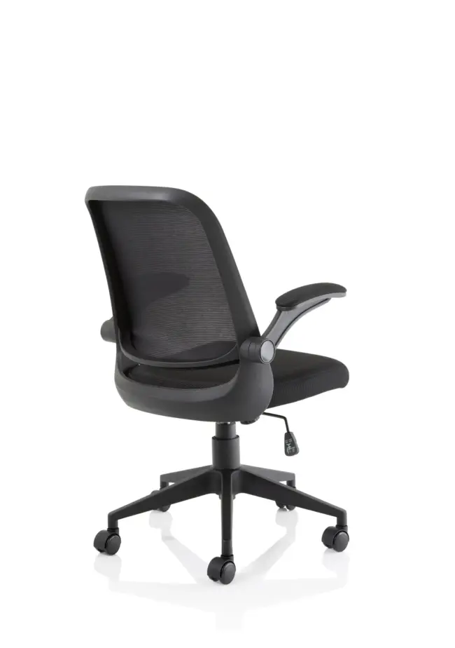 Crew Task Operator Mesh Chair With Folding Arms - Image 6