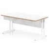 White/Natural Wood