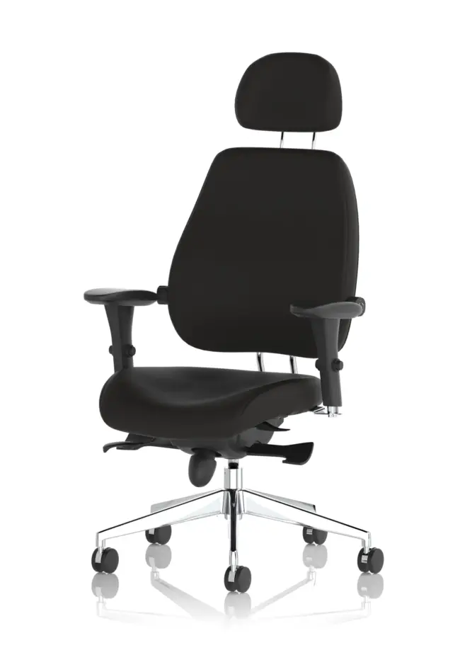 Chiro Plus Ultimate High Back Ergonomic Posture Chair with Arms and Headrest - Image 11