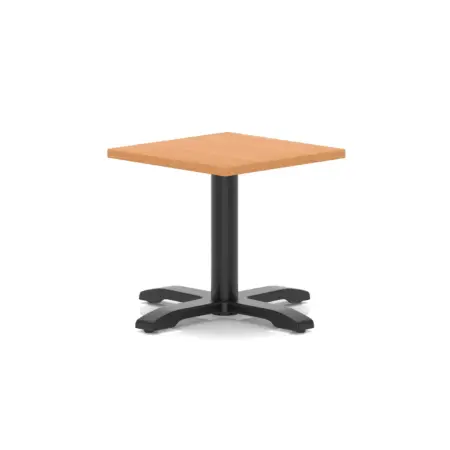 Italia Square Coffee Table With Cross Base