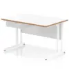 White/Natural Wood