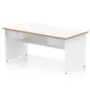 White/Natural Wood