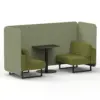 Rivet - Burnish Panels And Olive Sofa