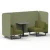 Rivet - Burnish Panels And Olive Sofa