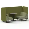 Rivet - Olive Panels And Burnish Sofa