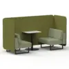 Rivet - Olive Panels And Burnish Sofa